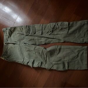 Women’s Olive Cargo Pants